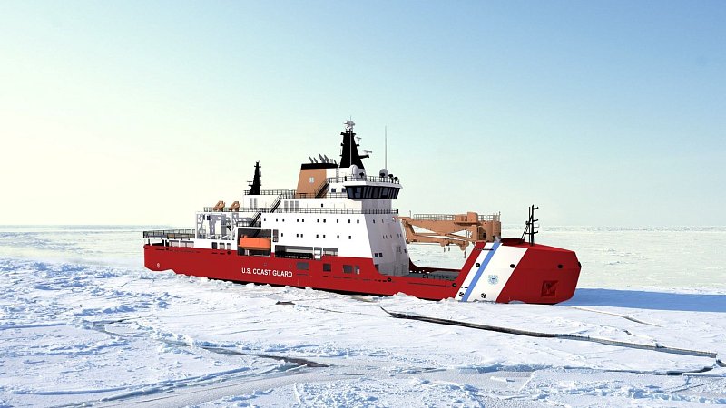 Модель нового патрульного ледокола для Береговой охраны США